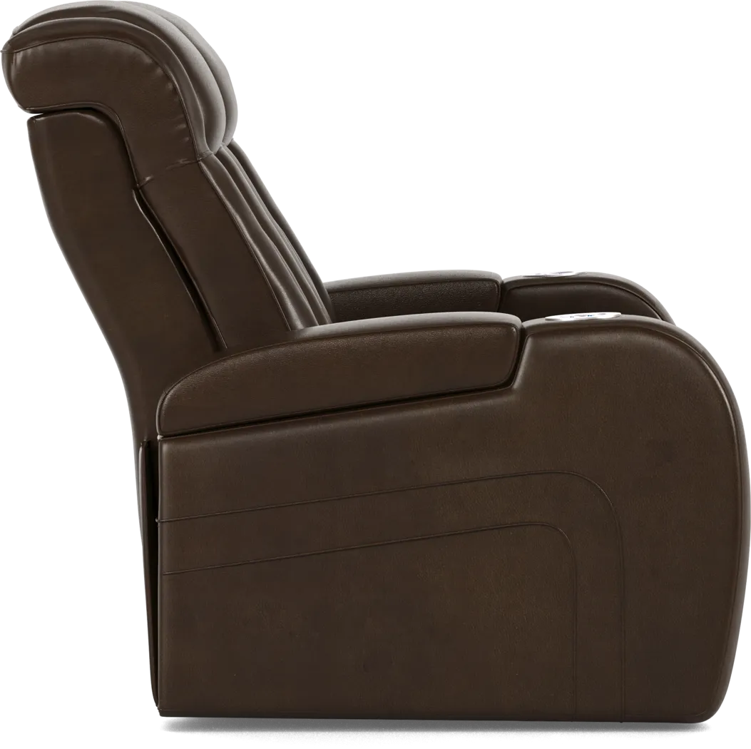 Cenova Brown Leather 3 Pc Living Room with Dual Reclining Sofa - Thumbnail - Image 16