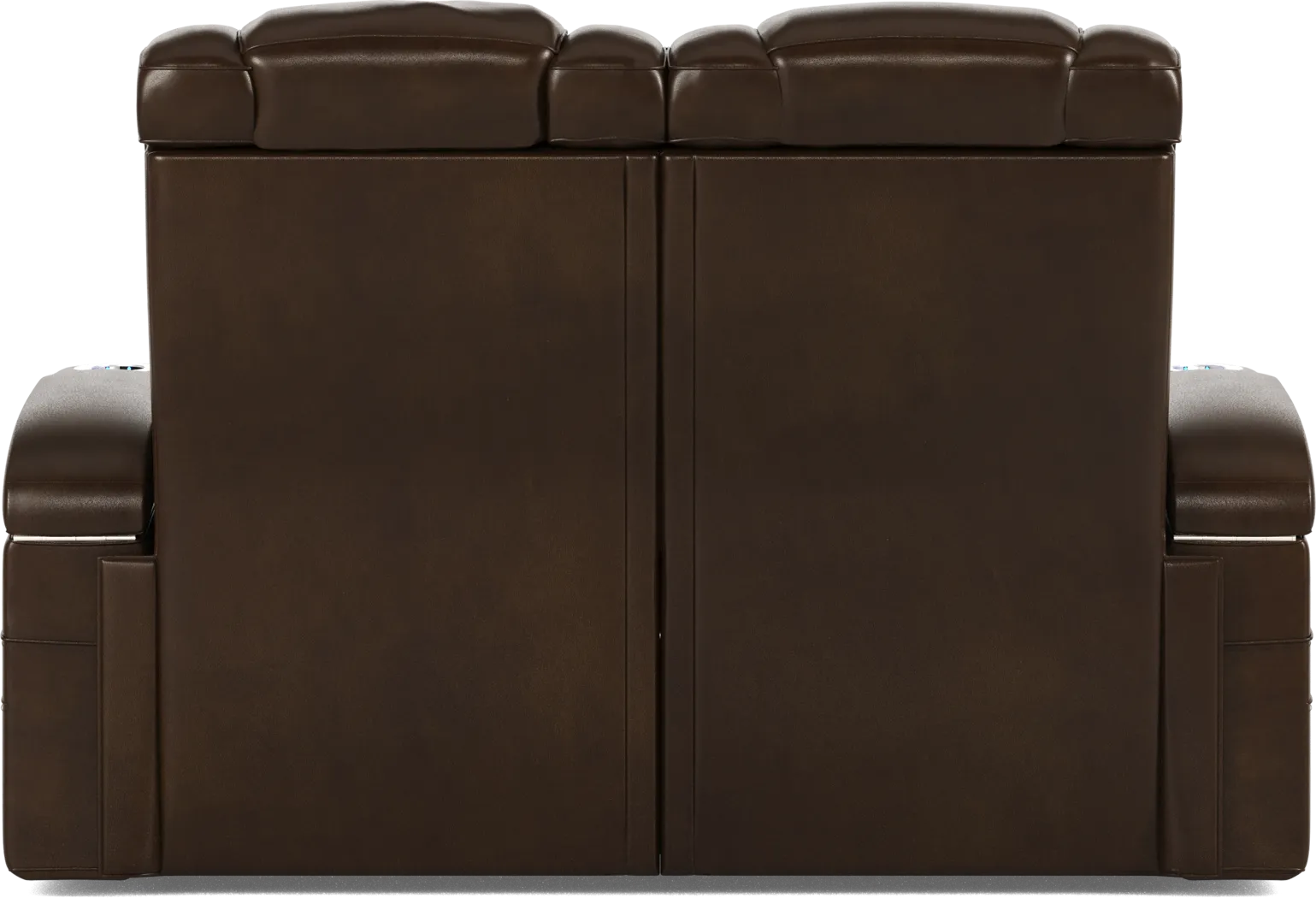 Cenova Brown Leather 3 Pc Living Room with Dual Reclining Sofa - Thumbnail - Image 17