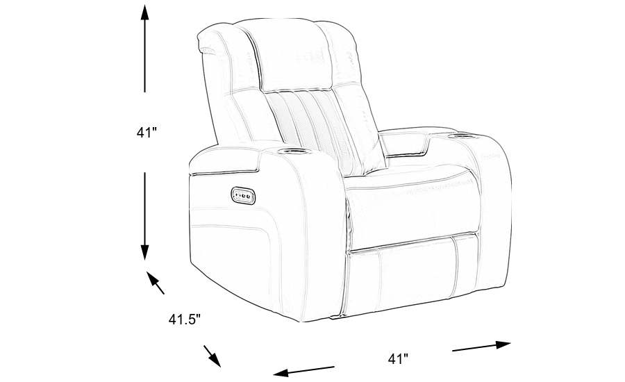 Dimension Image. Please refer to the Dimension Tab on this page for dimension details.