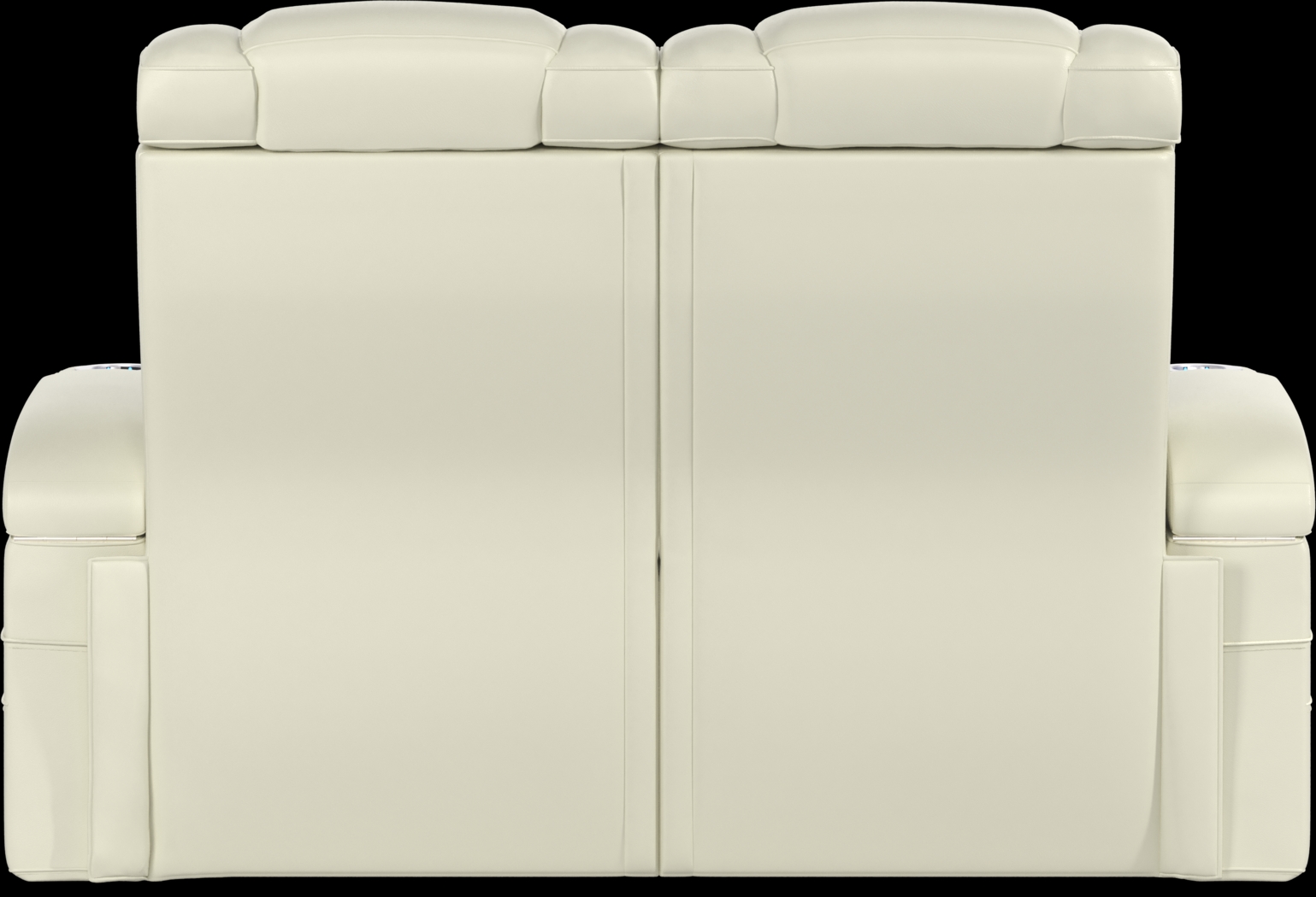 Cenova Ivory Leather 3 Pc Living Room with Dual Power Reclining Sofa - Thumbnail - Image 17