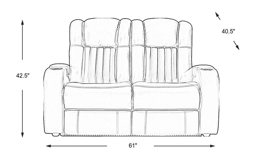 Dimension Image. Please refer to the Dimension Tab on this page for dimension details.