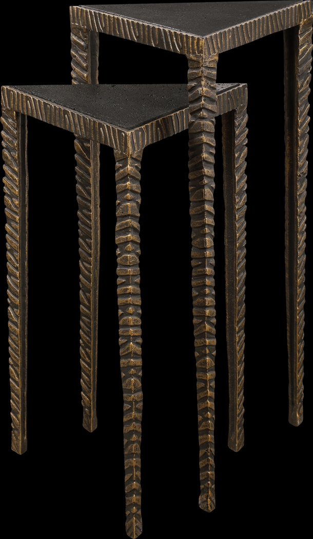 Centerset Bronze Nesting Table, Set of 2 - Thumbnail - Image 1