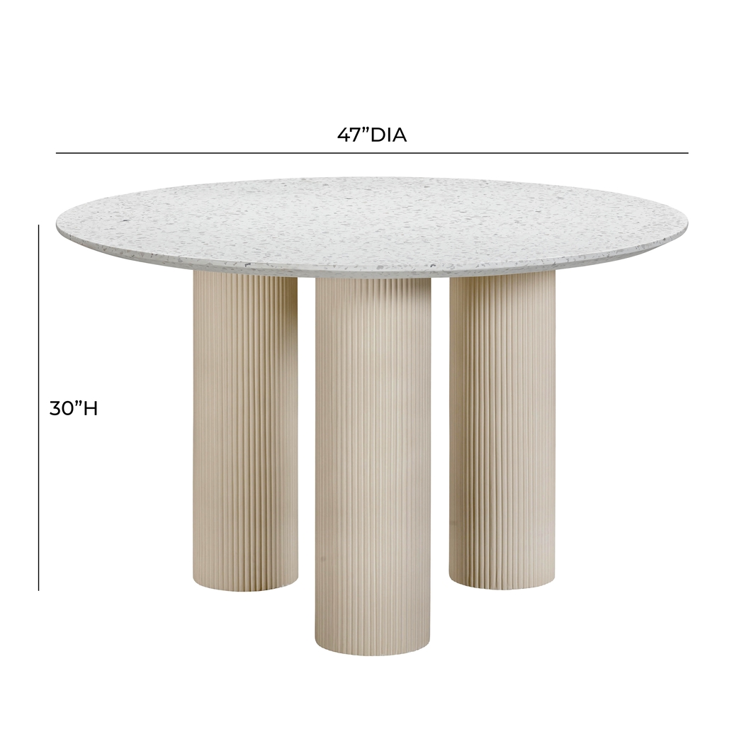 Centrillion Cream Dining Table - Thumbnail - Image 8