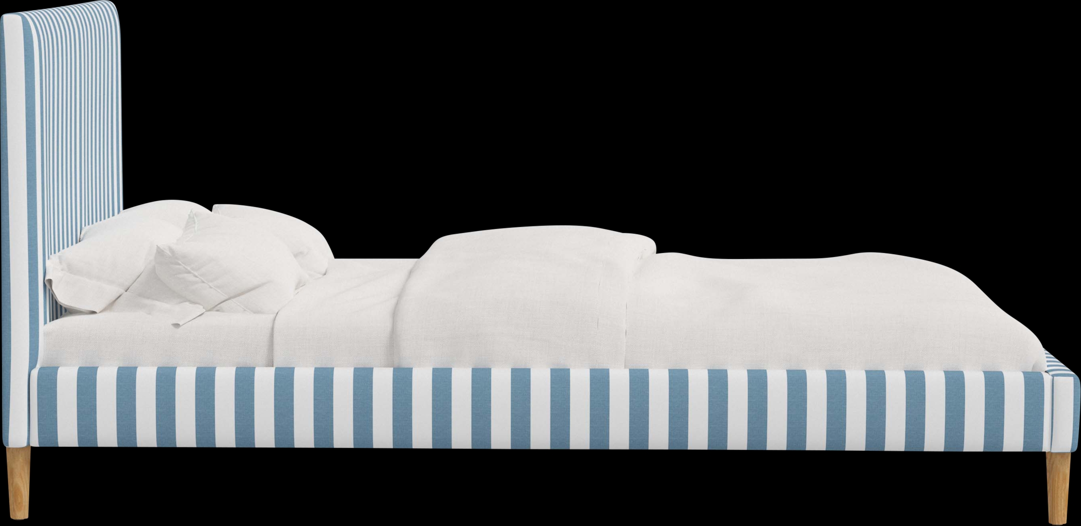 Cenwyn Blue Twin Platform Bed - Thumbnail - Image 4