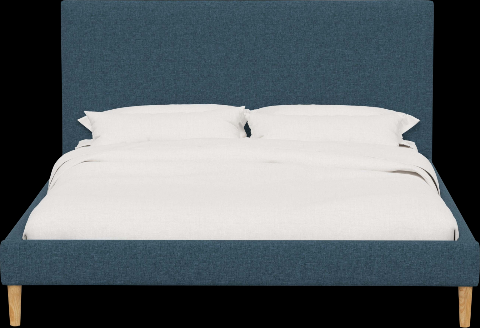 Cenwyn Dark Blue Twin Platform Bed - Thumbnail - Image 3