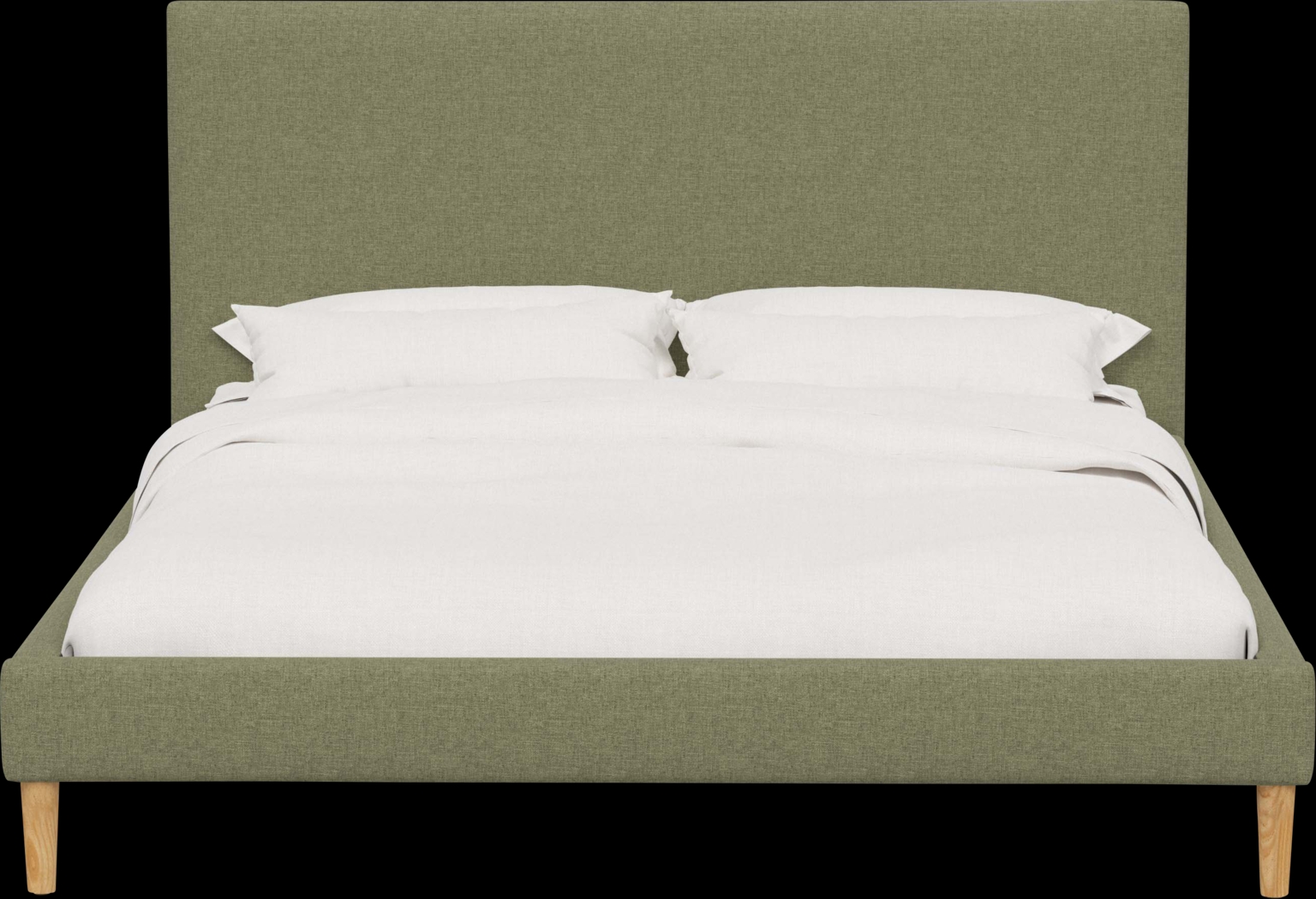 Cenwyn Dark Green Twin Platform Bed - Thumbnail - Image 3