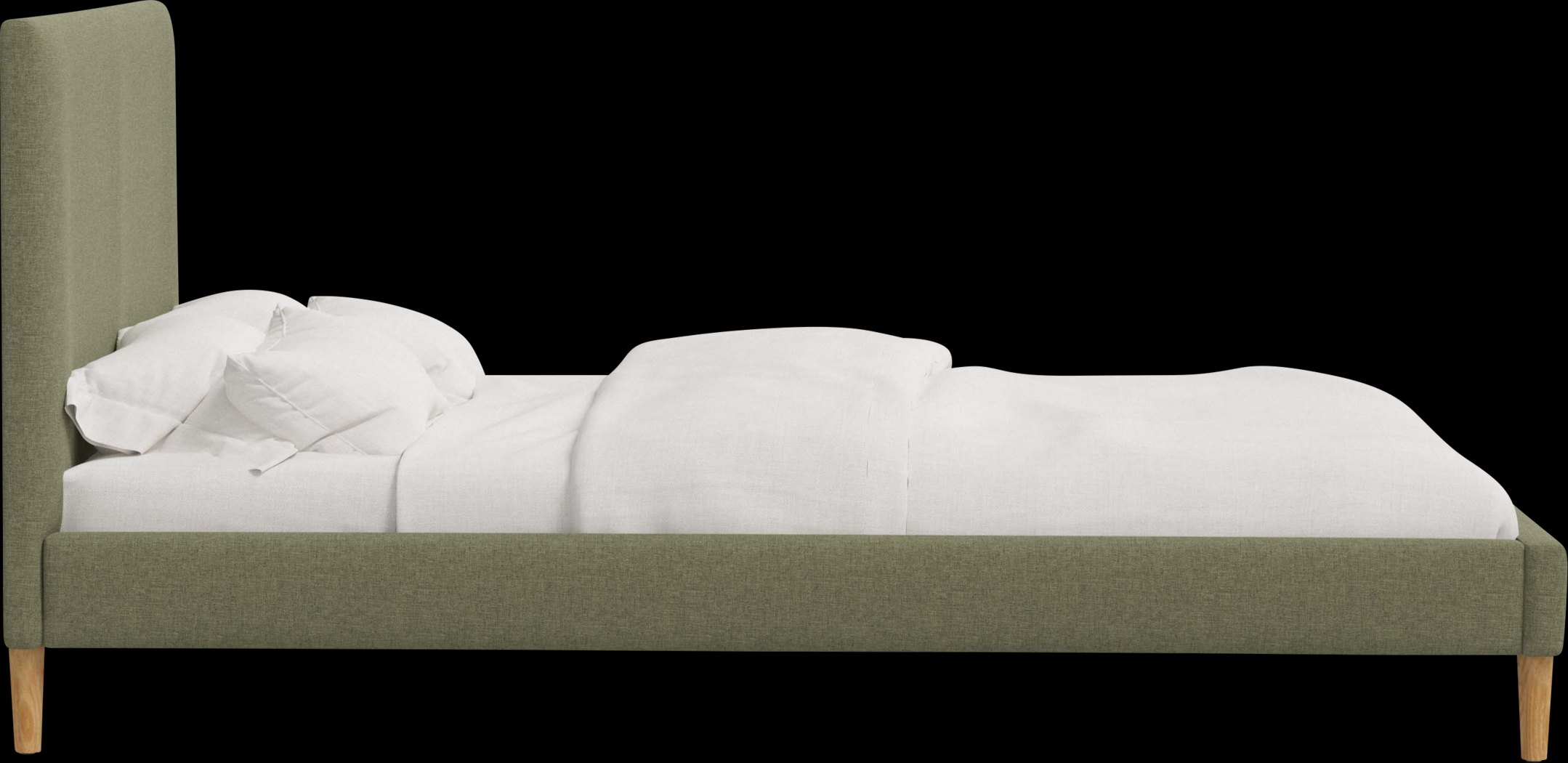 Cenwyn Dark Green Twin Platform Bed - Thumbnail - Image 4