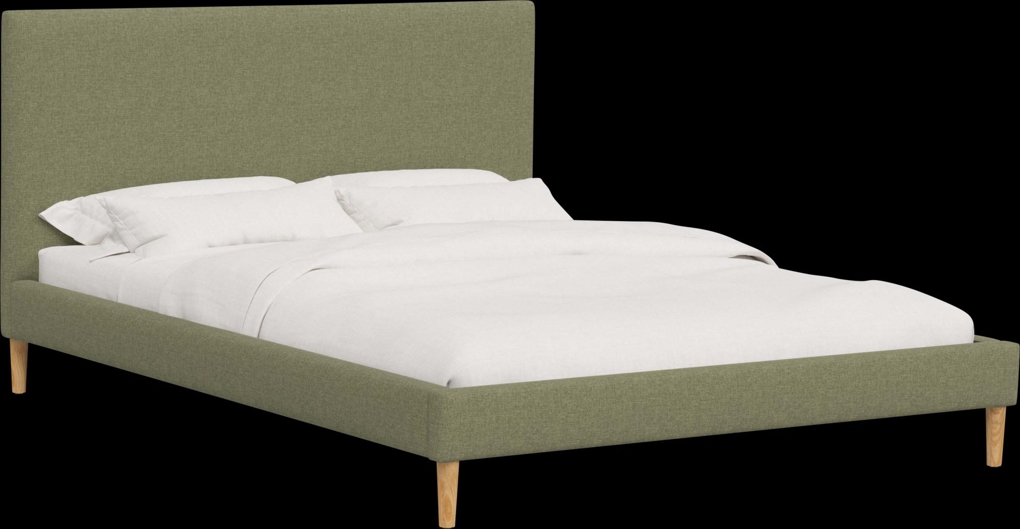 Cenwyn Dark Green Twin Platform Bed - Thumbnail - Image 1