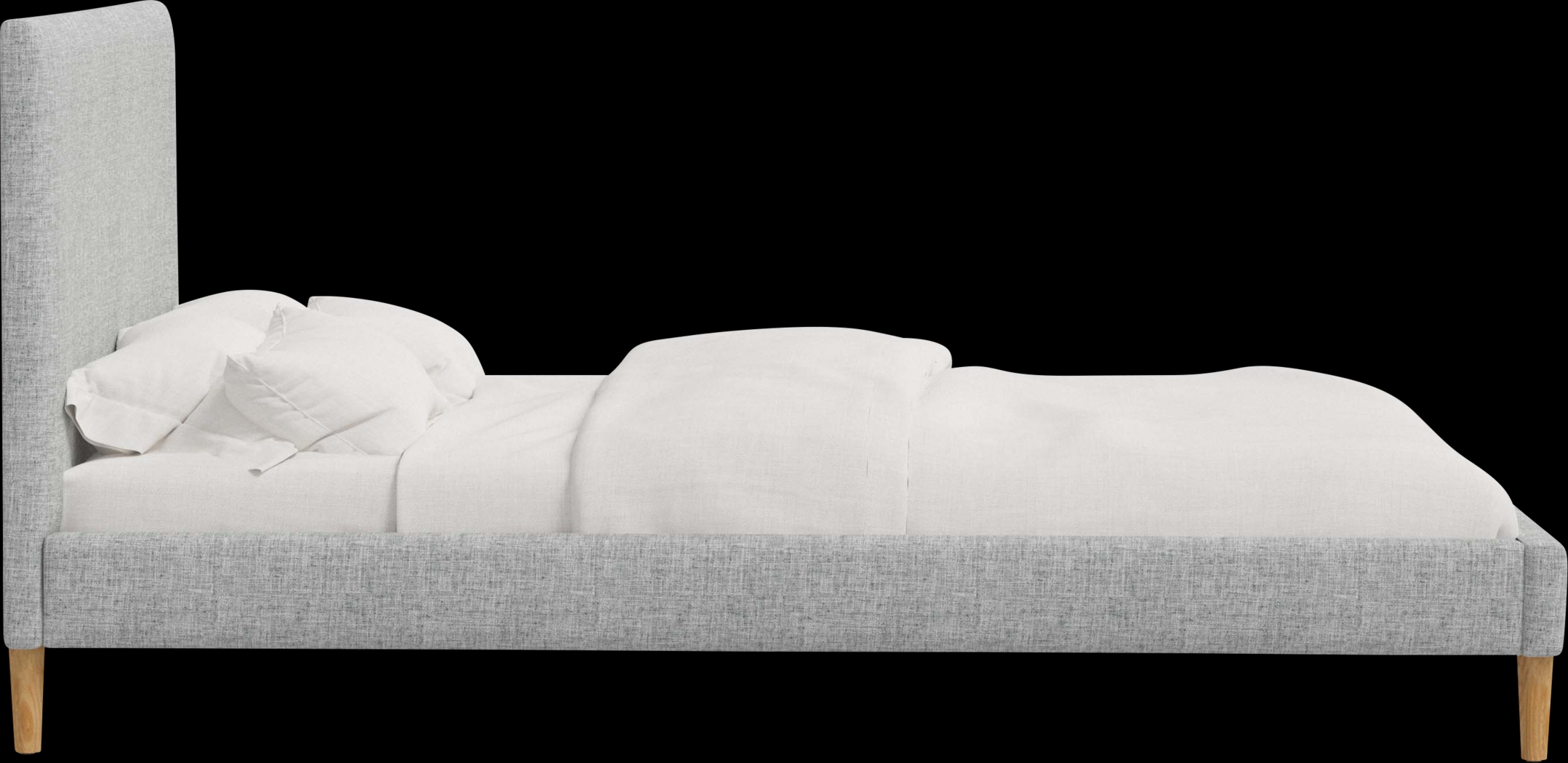 Cenwyn Gray Full Platform Bed - Thumbnail - Image 4