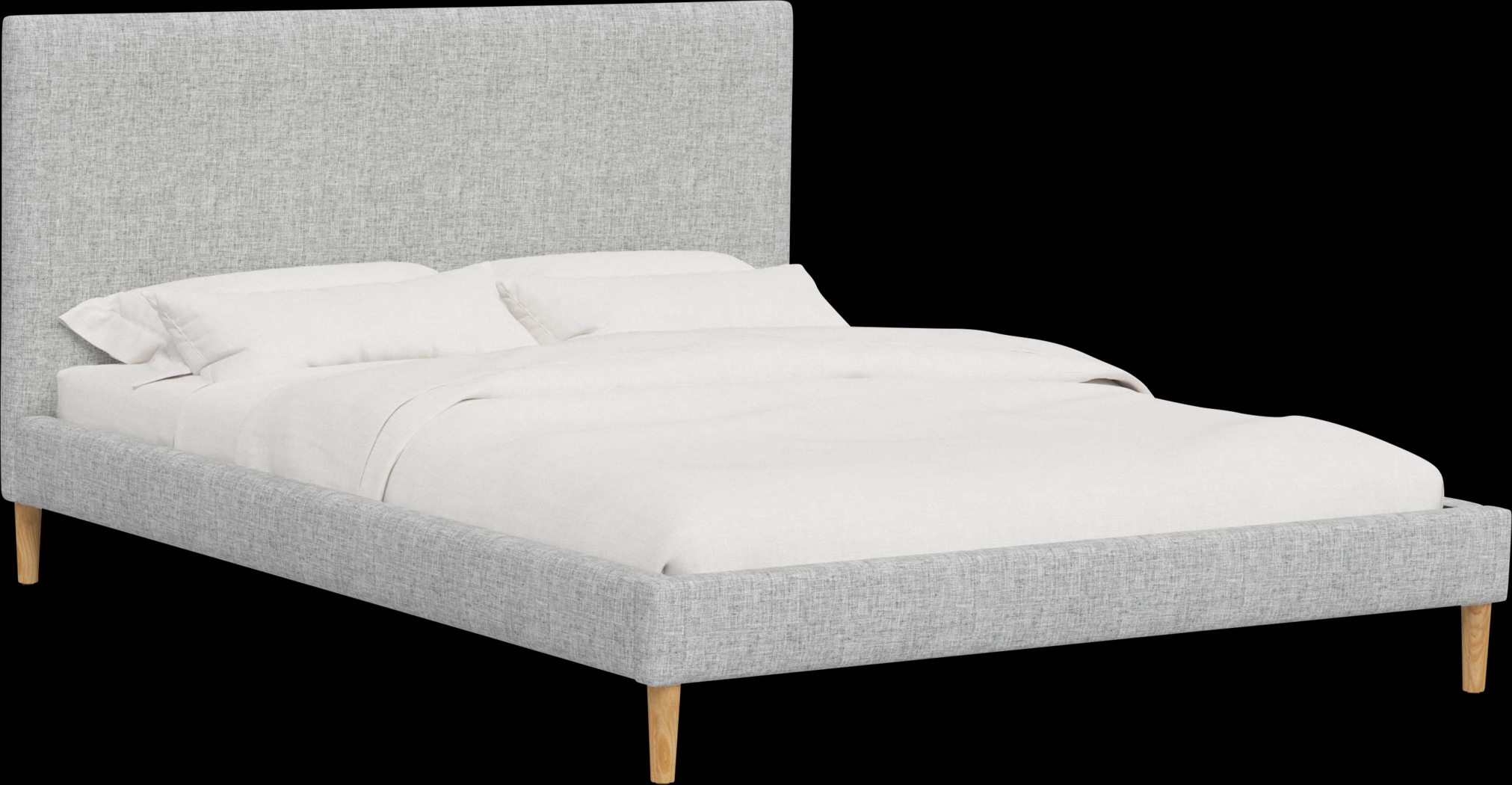 Cenwyn Gray Queen Platform Bed - Thumbnail - Image 1