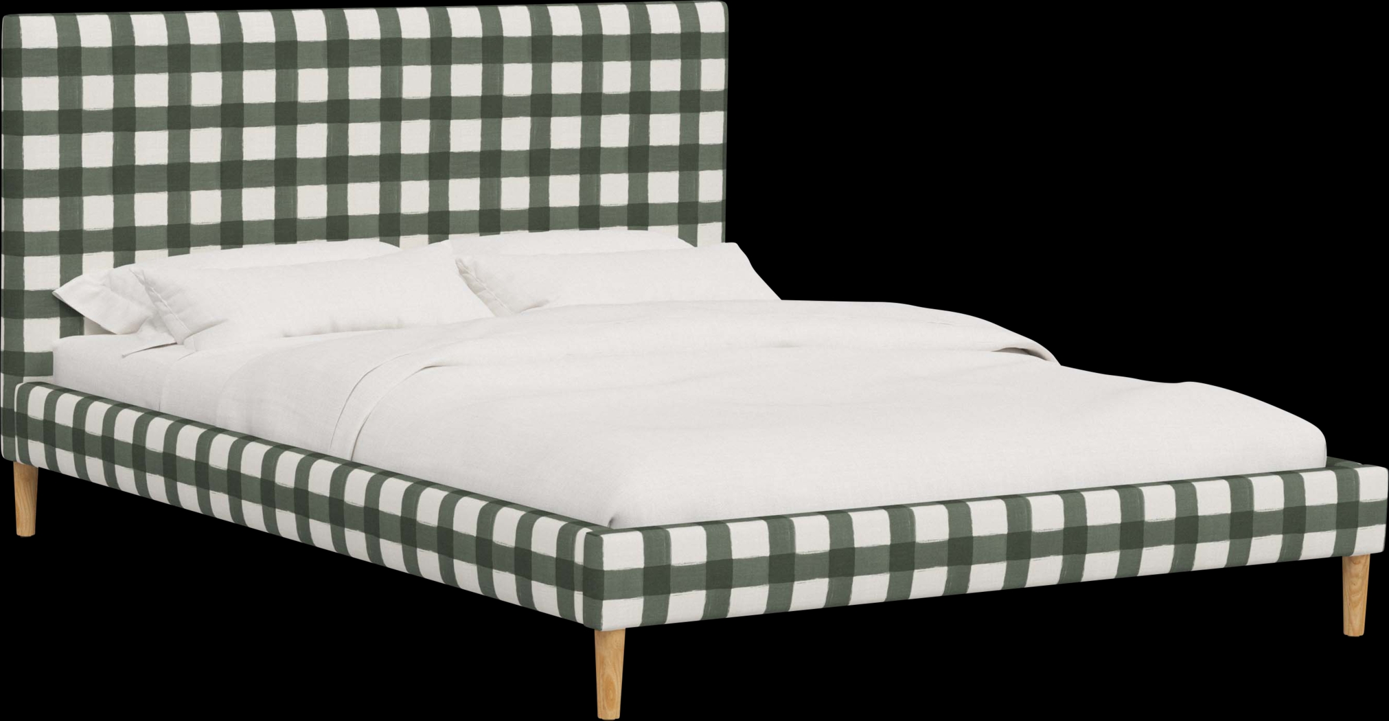 Cenwyn Green Full Platform Bed - Thumbnail - Image 1