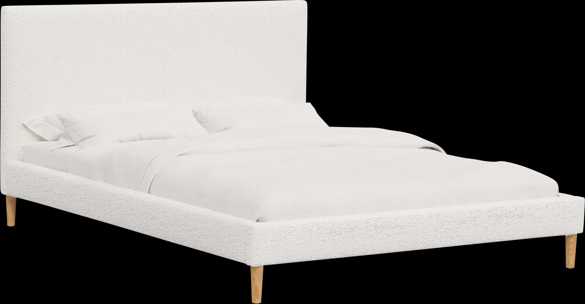 Cenwyn Off-White Full Platform Bed - Thumbnail - Image 1