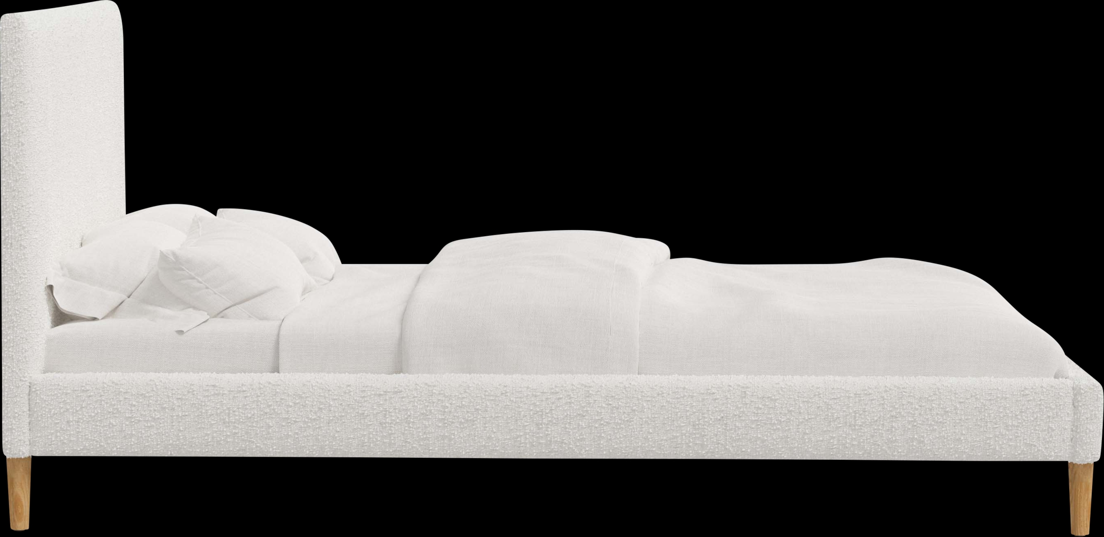 Cenwyn Off-White Twin Platform Bed - Thumbnail - Image 4