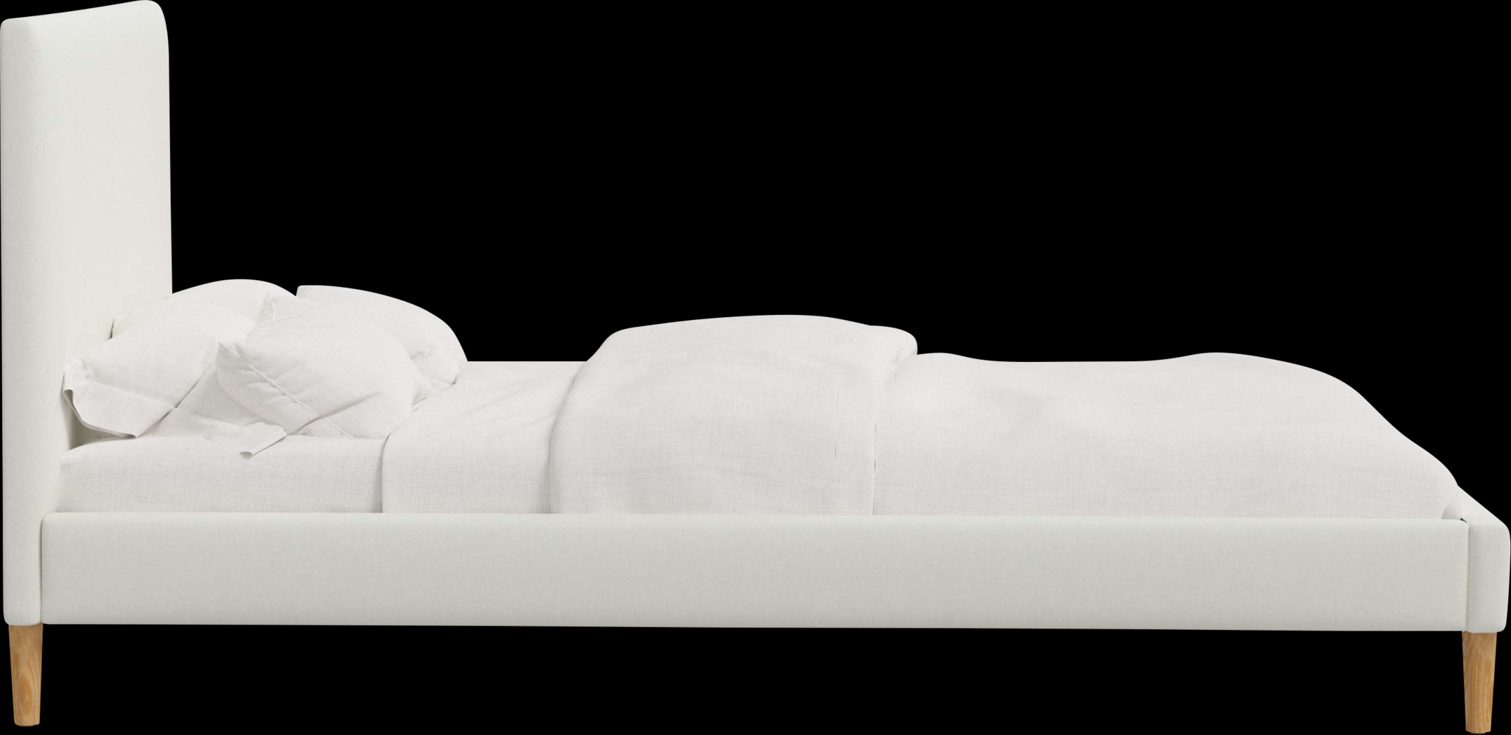Cenwyn White Twin Platform Bed - Thumbnail - Image 4