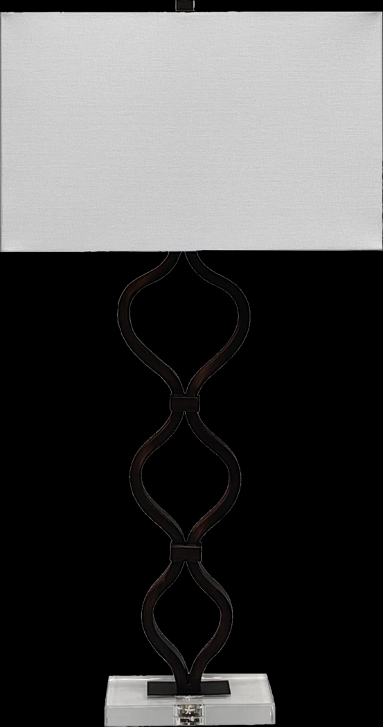 Ceralene Circle Black Lamp - Thumbnail - Image 1