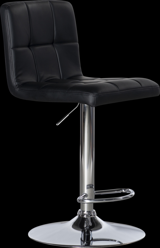 Cercis Black Desk Stool - Thumbnail - Image 3