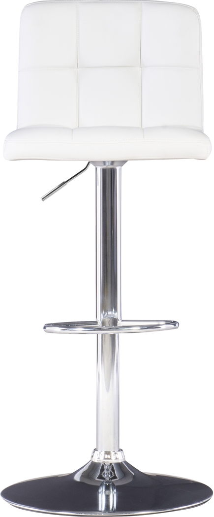 Cerics White Desk Stool - Thumbnail - Image 3