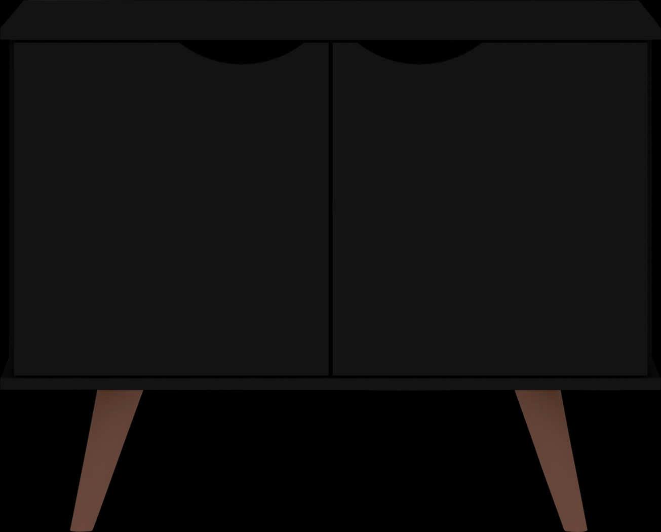 Cerone Black Accent Cabinet - Thumbnail - Image 2