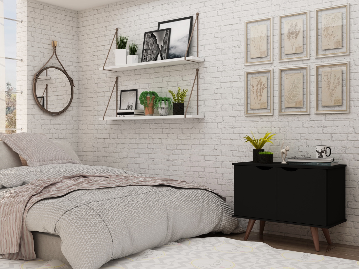 Cerone Black Accent Cabinet - Thumbnail - Image 8