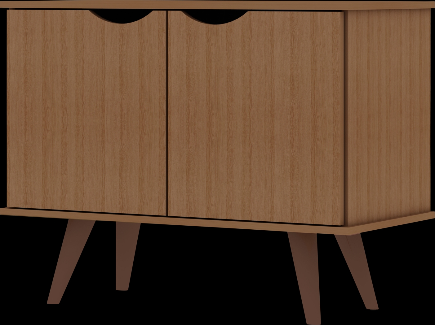 Cerone Red Accent Cabinet - Thumbnail - Image 1