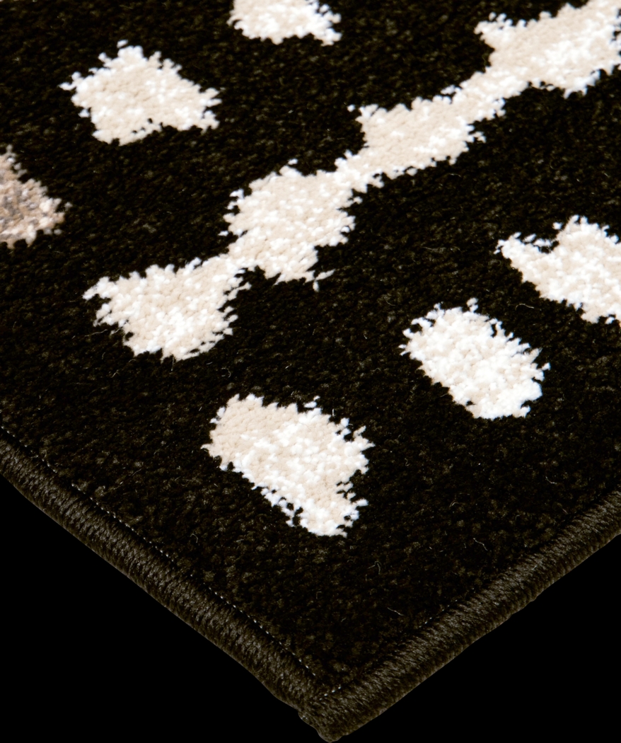 Cerulle Black 5'1 x 7'6 Rug - Thumbnail - Image 8
