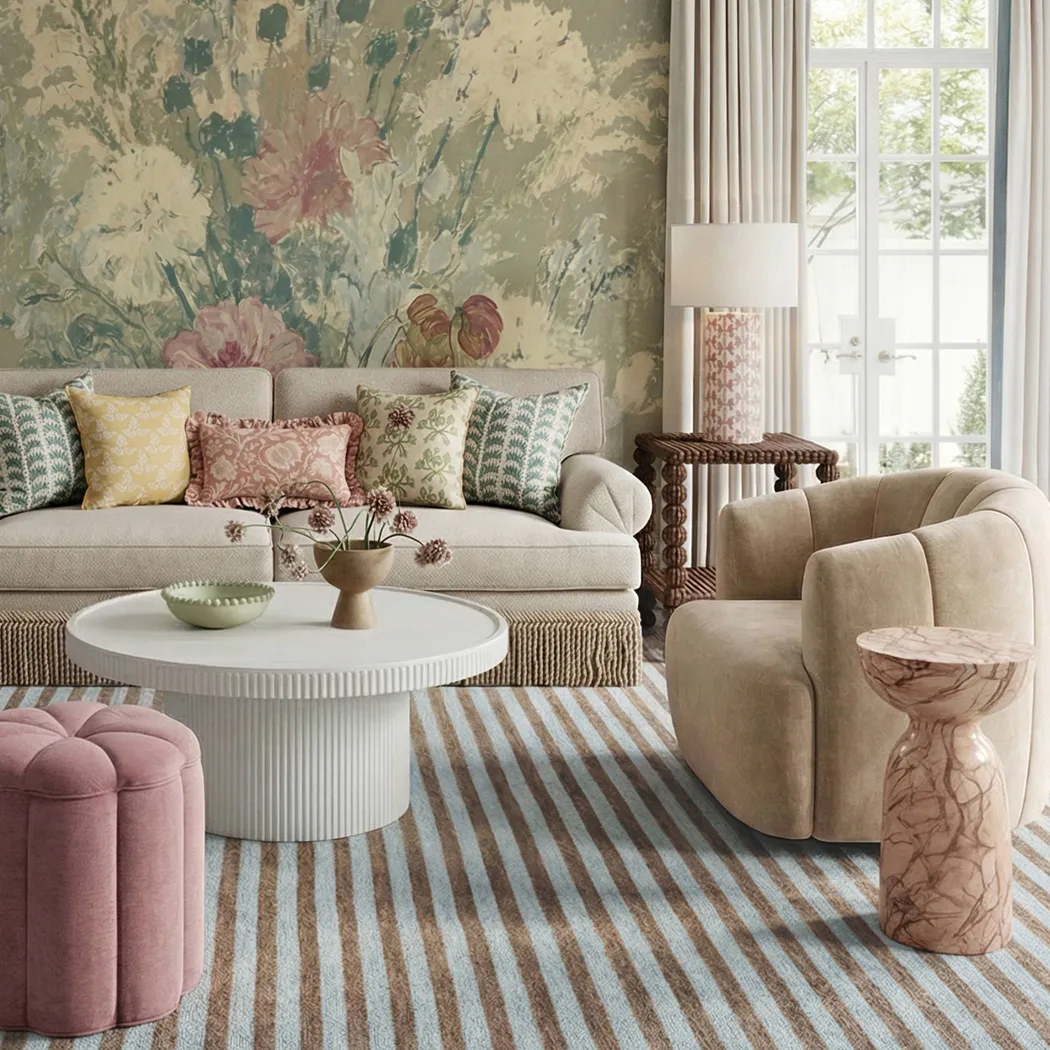 Cerviel Beige Swivel Accent Chair - Image 2