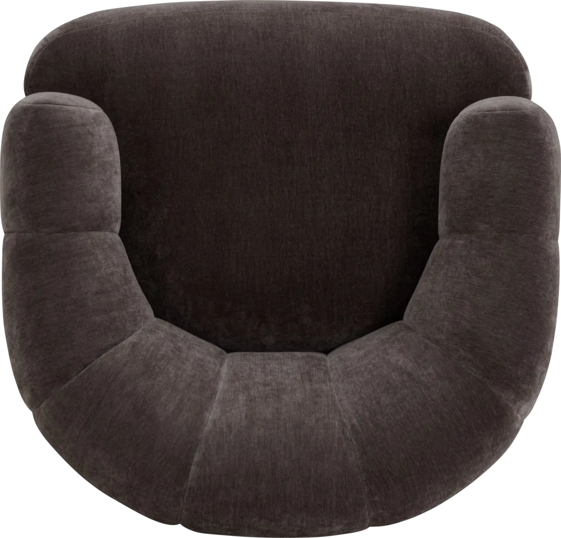 Cerviel Brown Swivel Accent Chair - Image 6