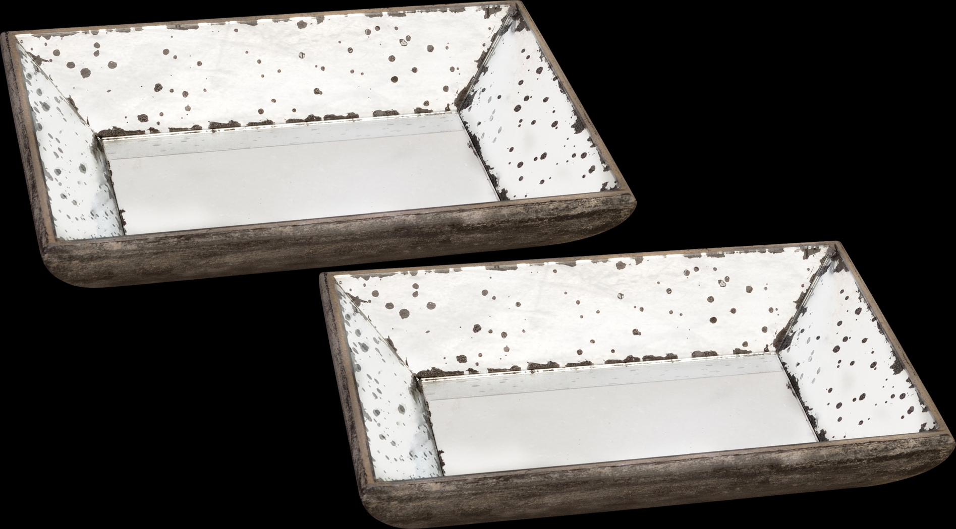 Cerys Silver Trays Set of 2 - Thumbnail - Image 1