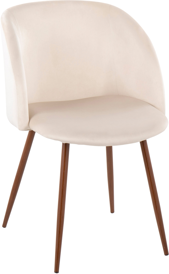 Cesperdes Cream Dining Chair Set of 2 - Thumbnail - Image 2