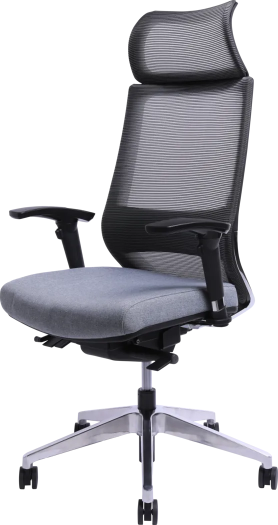 Cessna Gray Office Chair - Thumbnail - Image 2