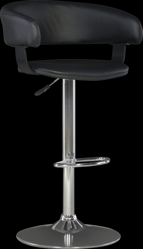 Cetona Black Desk Stool - Thumbnail - Image 1