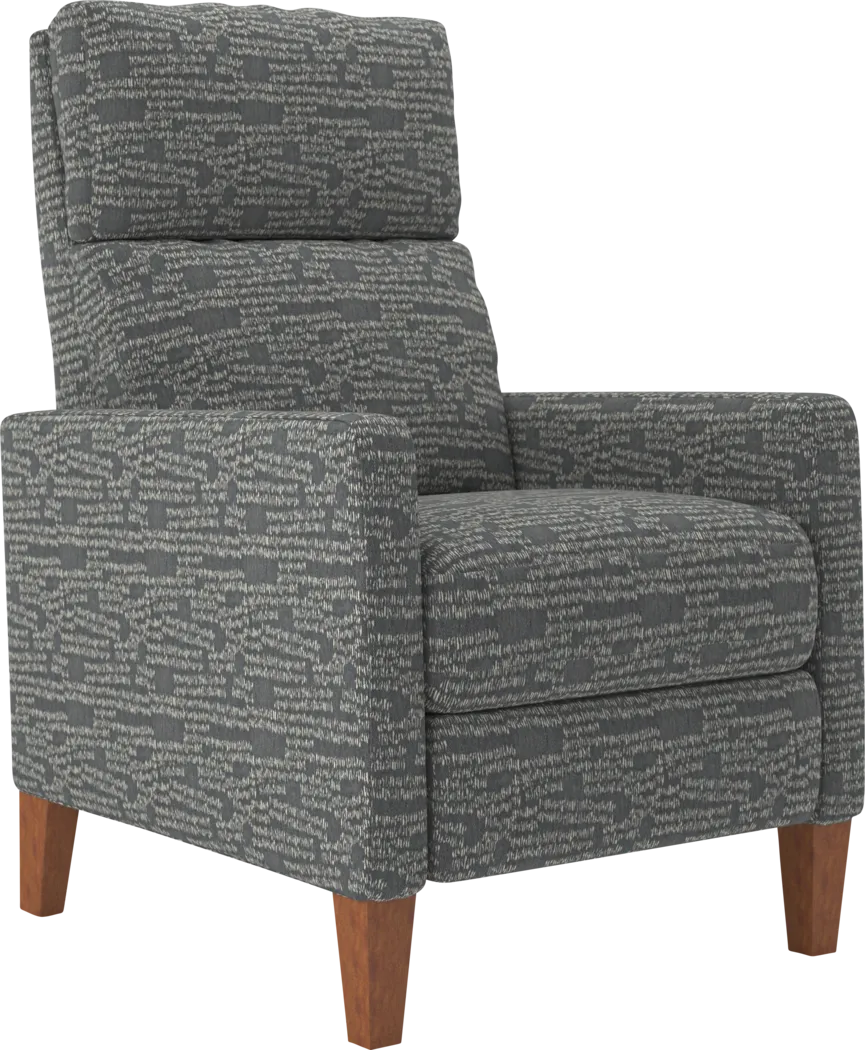 Cetona Gray Push Back Recliner - Thumbnail - Image 1