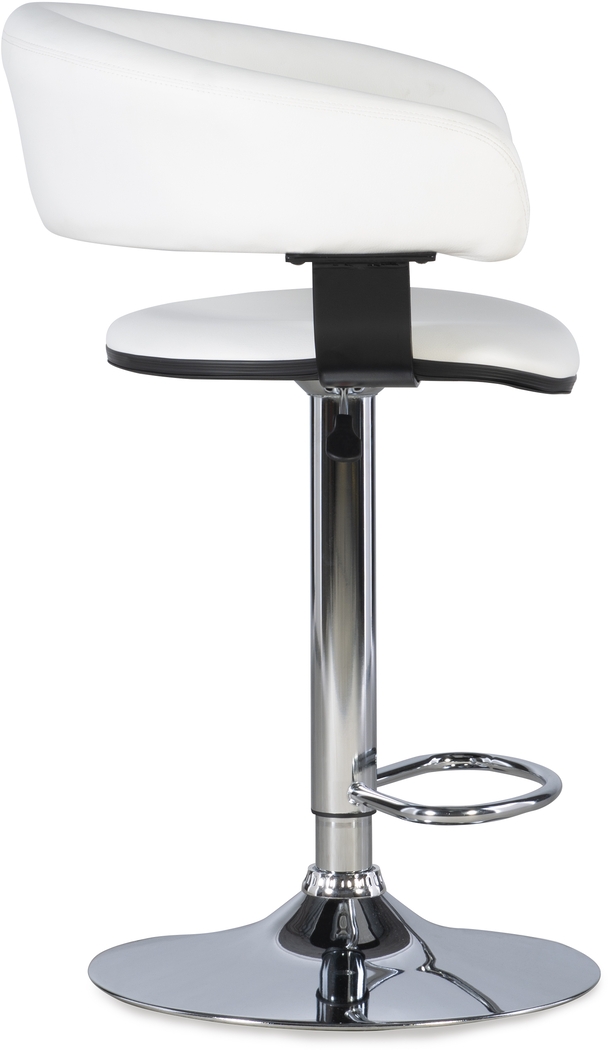 Cetona White Desk Stool - Thumbnail - Image 4