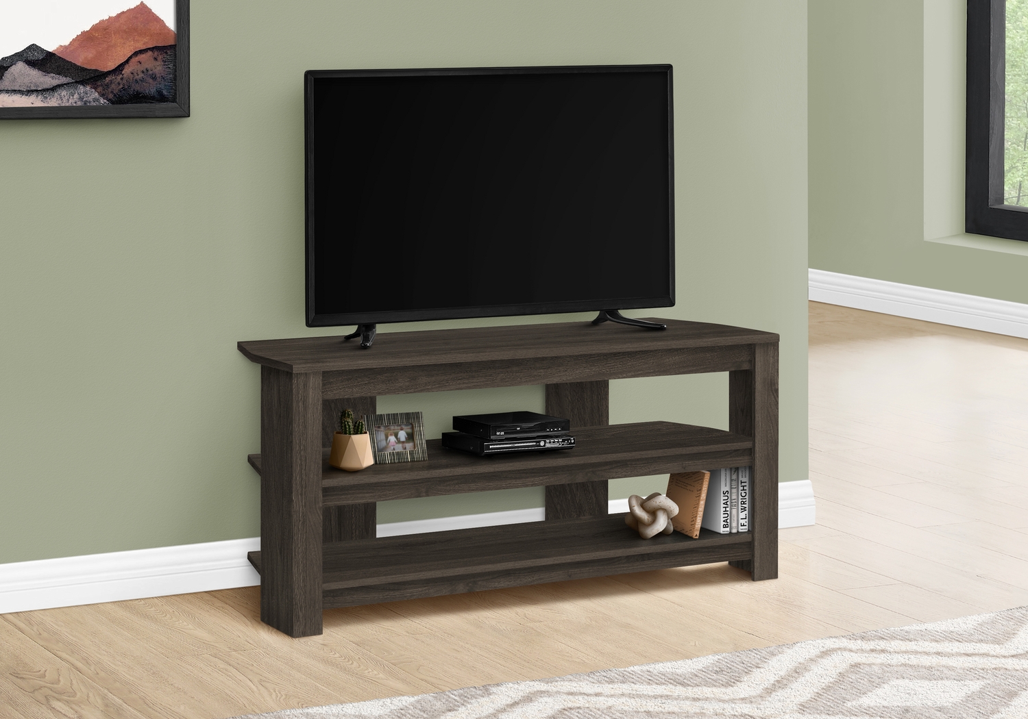 Cevennes Oak Brown 42" Console - Thumbnail - Image 2