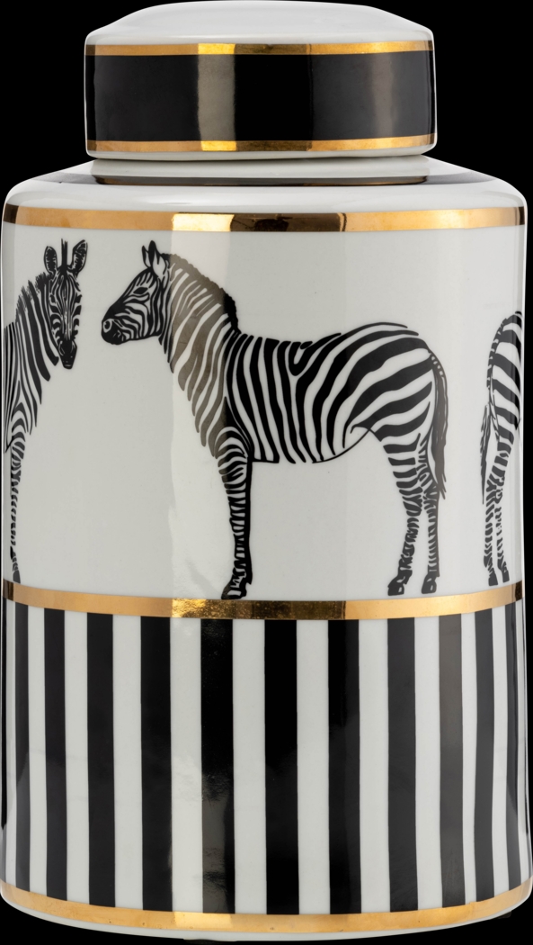 Ceylon White 12 in. Jar - Thumbnail - Image 1