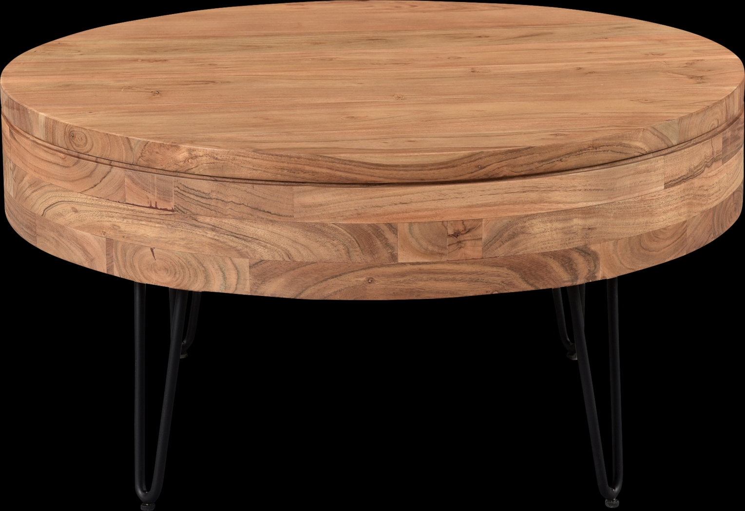 Chadbourne Natural Cocktail Table - Thumbnail - Image 2