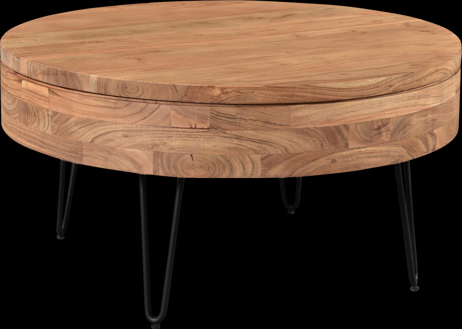 Chadbourne Natural Cocktail Table - Thumbnail - Image 3