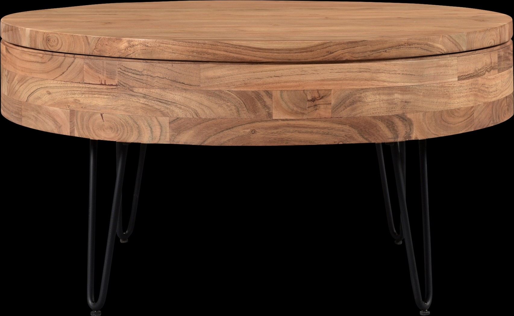Chadbourne Natural Cocktail Table - Thumbnail - Image 1