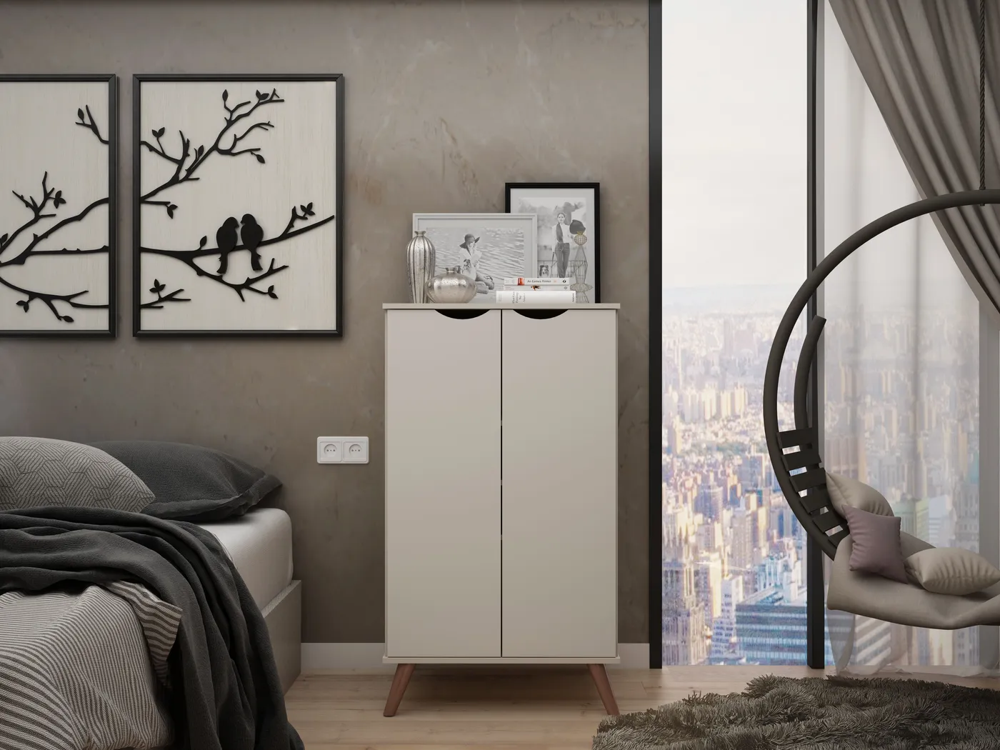 Chadford Beige Accent Cabinet - Thumbnail - Image 8