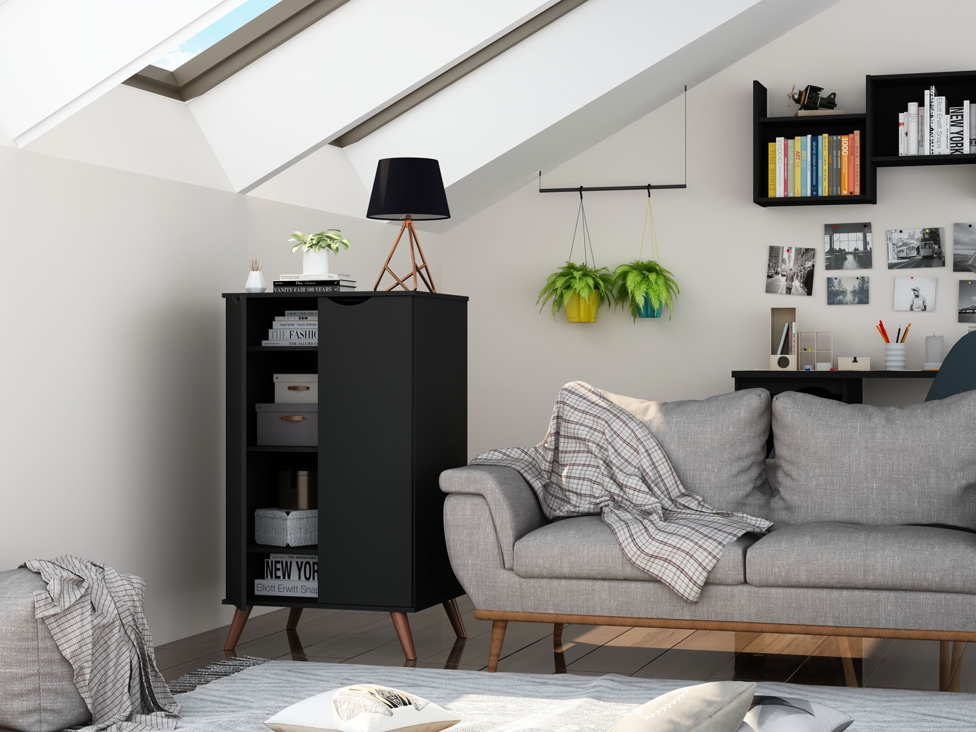 Chadford Black Accent Cabinet - Thumbnail - Image 8