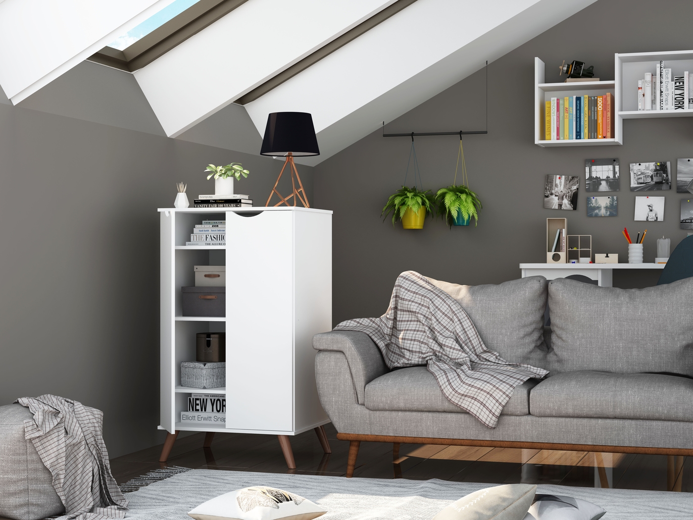 Chadford White Accent Cabinet - Thumbnail - Image 9