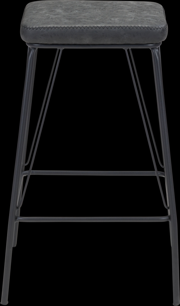 Chadron Black Bar Height Stool, Set of 2 - Thumbnail - Image 3