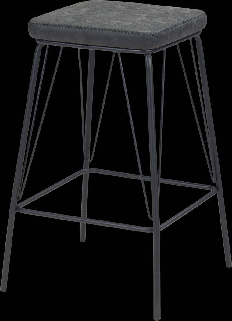 Chadron Black Bar Height Stool, Set of 2 - Thumbnail - Image 6