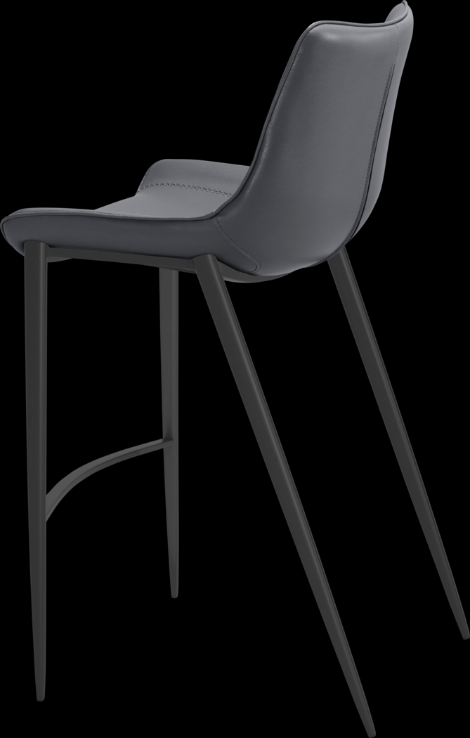 Chaleedony Gray Bar Height Stool, Set of 2 - Thumbnail - Image 6