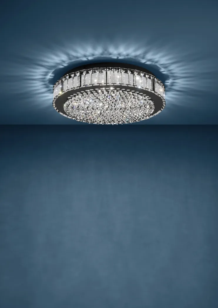 Chalfonte Sea Black Flush Mount - Thumbnail - Image 2