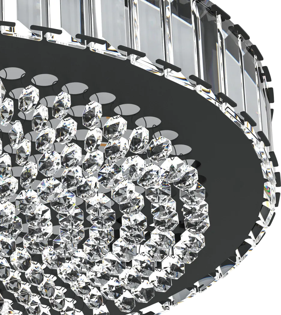 Chalfonte Sea Black Flush Mount - Thumbnail - Image 4