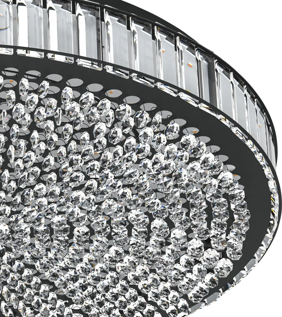 Chalfonte Sea Large Black Flush Mount - Thumbnail - Image 3