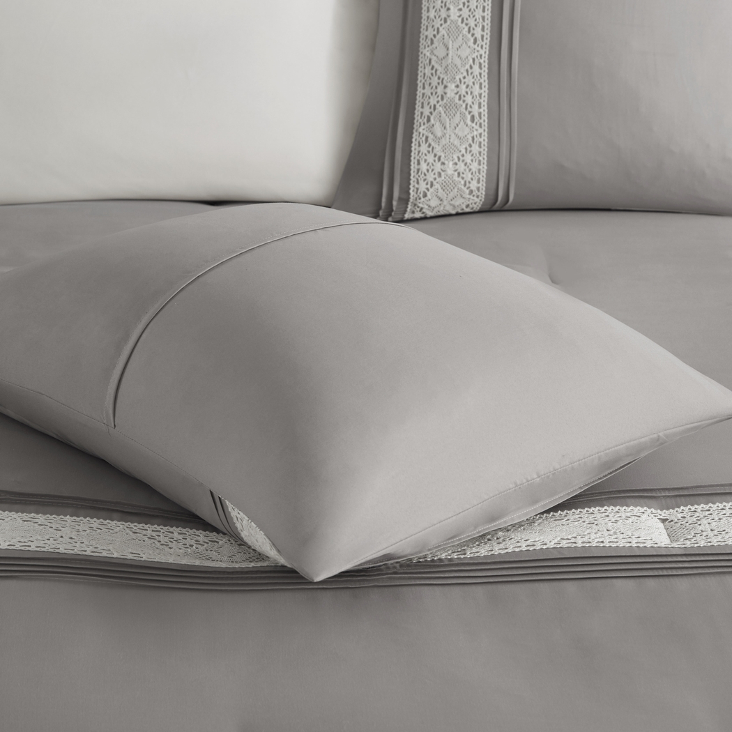 Chalimar Gray 7 Pc King Comforter Set - Thumbnail - Image 13