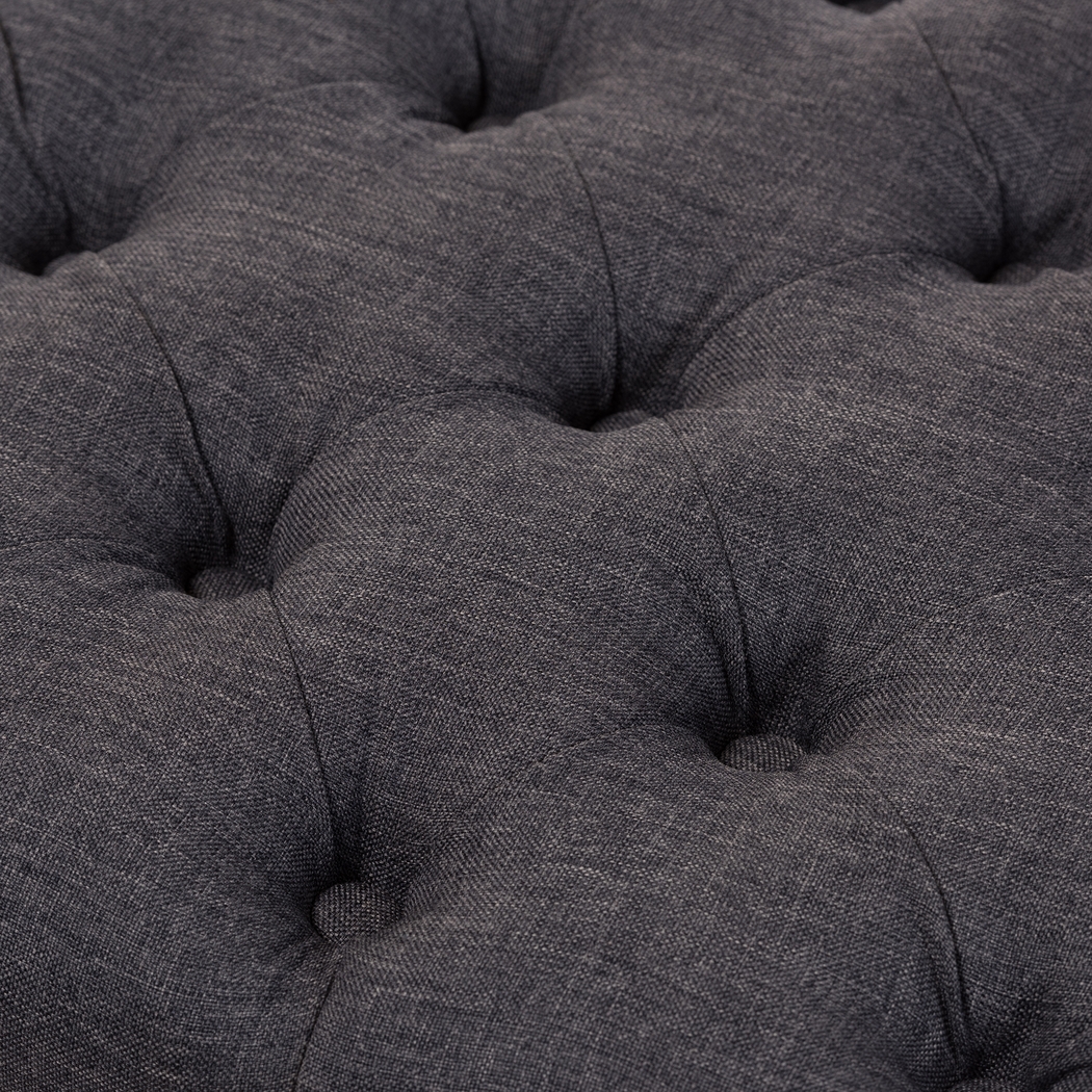 Chalkstonea Dark Gray Storage Ottoman - Thumbnail - Image 7