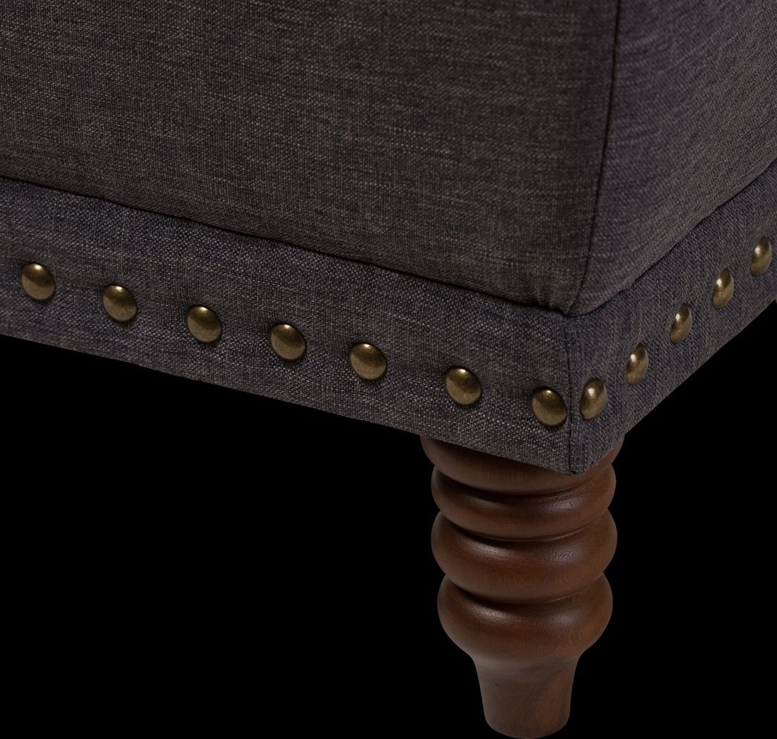 Chalkstonea Dark Gray Storage Ottoman - Thumbnail - Image 8